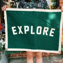 Oxford Pennant: Explore Camp Flag