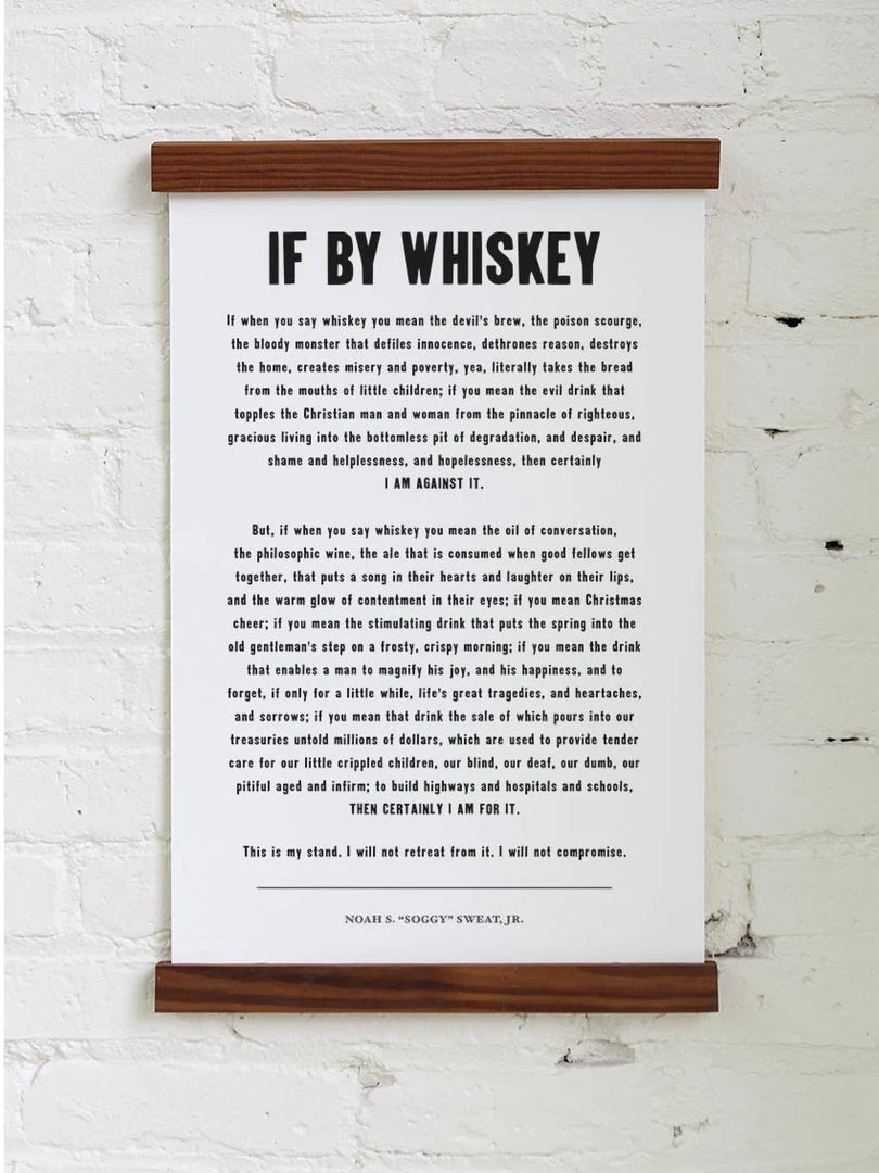 Old Try: If By Whiskey Print - 13x20 6 Old Try: If By Whiskey Print - 13x20
