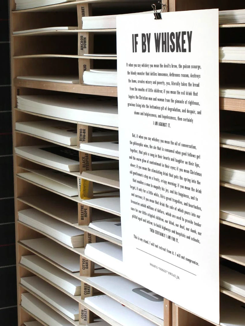 Old Try: If By Whiskey Print - 13x20 7 Old Try: If By Whiskey Print - 13x20