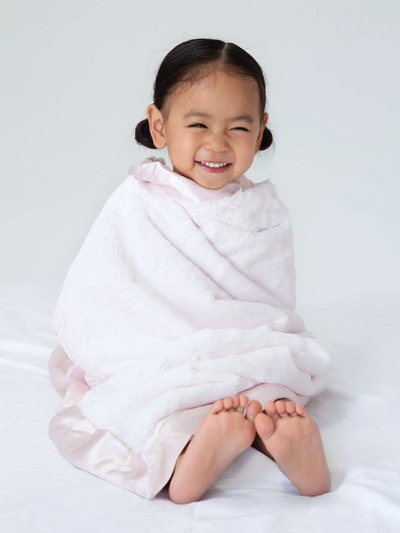 Little Giraffe: Luxe Baby Blanket - Pink 5 Little Giraffe: Luxe Baby Blanket - Pink