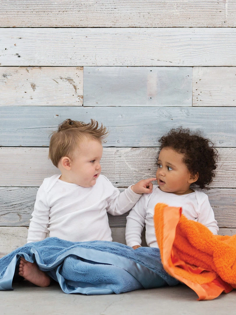 Little Giraffe: Luxe Baby Blanket - Cornflower Gifts For Baby 3 Little Giraffe: Luxe Baby Blanket - Cornflower Gifts For Baby