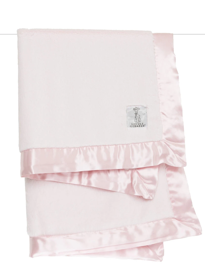 Little Giraffe: Luxe Baby Blanket - Pink 6 Little Giraffe: Luxe Baby Blanket - Pink
