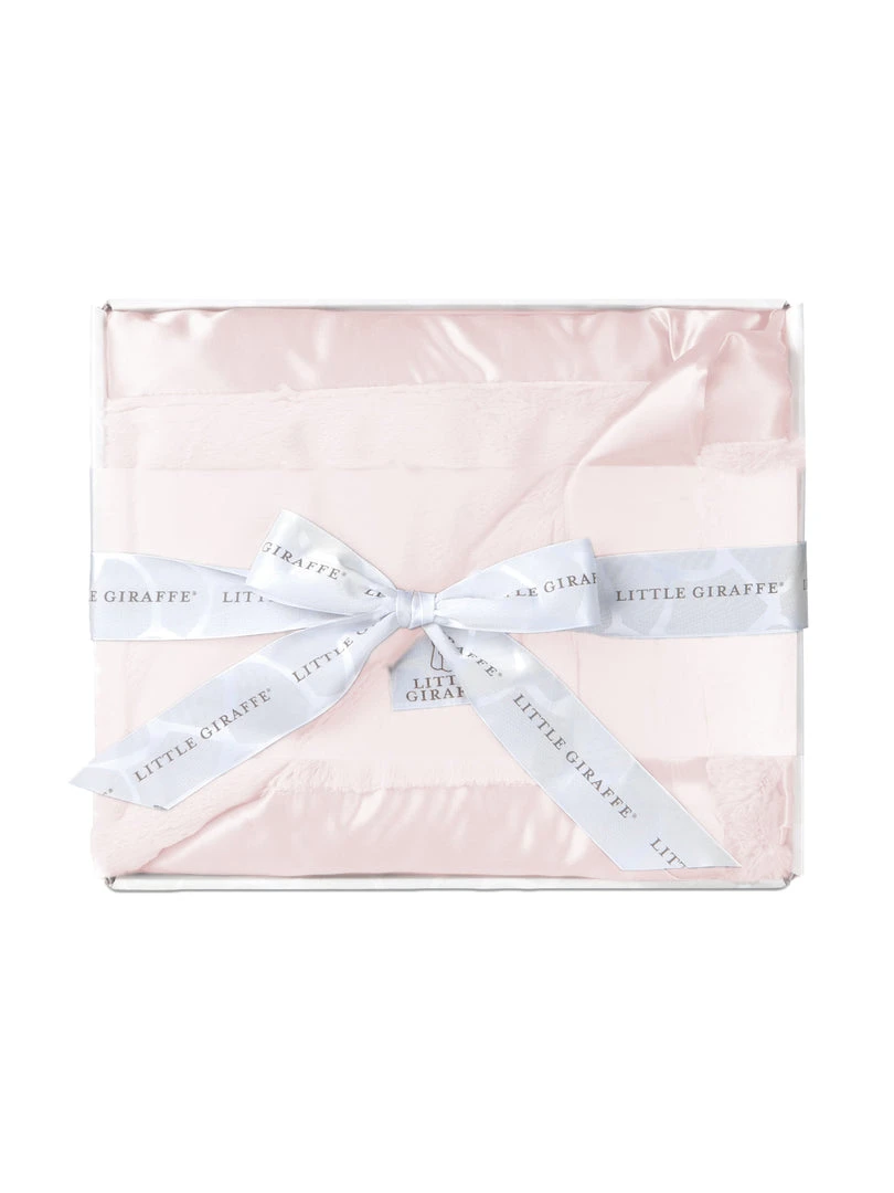 Little Giraffe: Luxe Baby Blanket - Pink 8 Little Giraffe: Luxe Baby Blanket - Pink