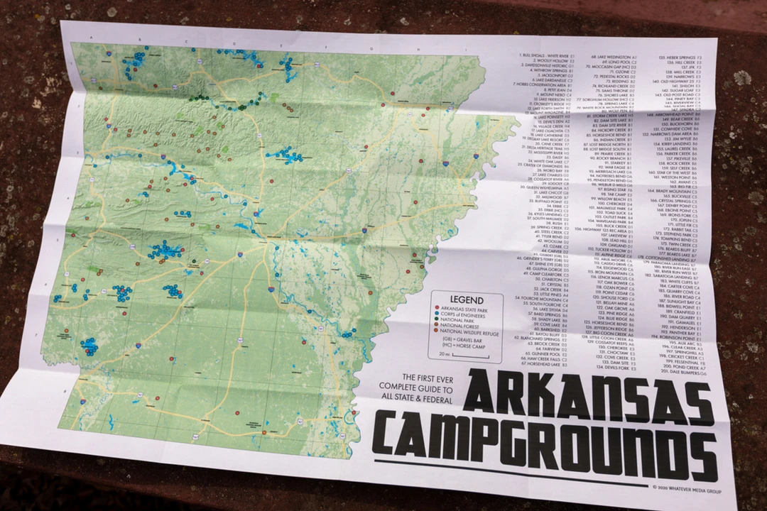 Camp Ark Gifts Under $30 Arkansas Campgrounds Map, 2nd Edition 5 Camp Ark Gifts Under $30 Arkansas Campgrounds Map, 2nd Edition
