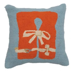 Citysupplyfayetteville Lake Life Jacket Square Hook Pillow