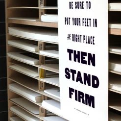 Old Try: Stand Firm Print - 13x20