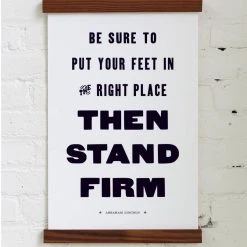 Old Try: Stand Firm Print - 13x20