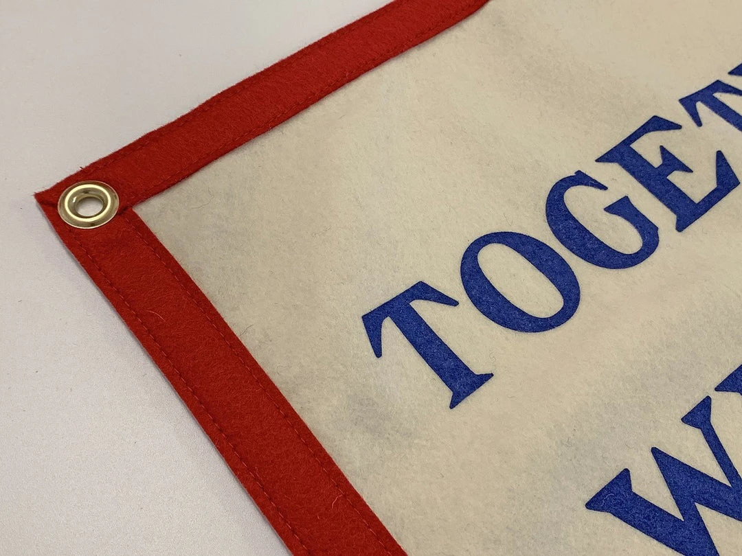 Oxford Pennant: Together We Will See It Through Camp Flag 9 Oxford Pennant: Together We Will See It Through Camp Flag