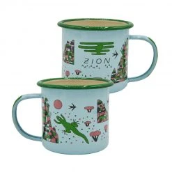 Parks Project: Zion Lizards Enamel Mug