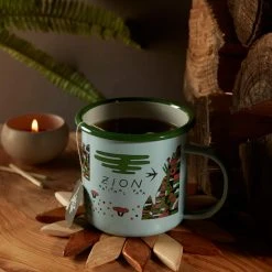 Parks Project: Zion Lizards Enamel Mug