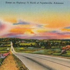 Found Image Highway 71 In Fayetteville, Arkansas Art Print