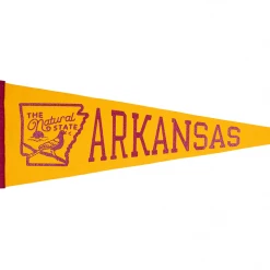 Oxford Pennant: Arkansas Pennant (Yellow) Gifts For Him