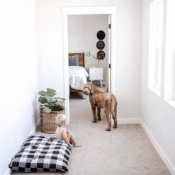 Decor The Foggy Dog: Buffalo Check Plaid Dog Bed