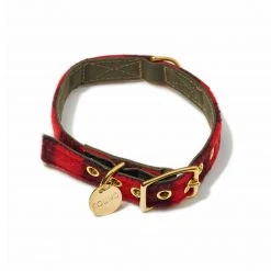 Found My Animal: Buffalo Plaid Wool Cat & Dog Collar Pets