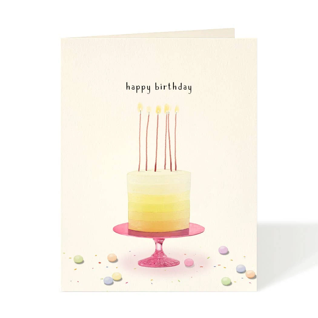 Felix Doolittle Paper Goods Ombre Cake Birthday Card 4 Felix Doolittle Paper Goods Ombre Cake Birthday Card