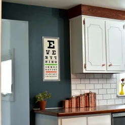 Oxford Pennant: Everything Is Going To Be Alright In The End Eye Chart Camp Flag