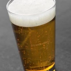 Well Told Fayetteville, AR Map Pint Glass