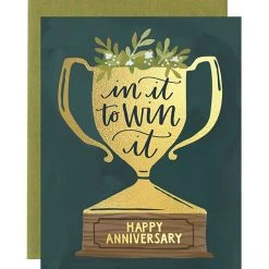 1canoe2 | One Canoe Two Paper Co. Anniversary Trophy Greeting Card