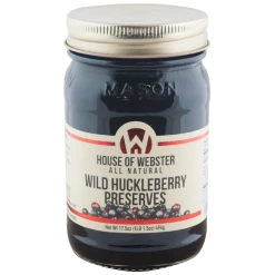 House Of Webster: Wild Huckleberry Preserves