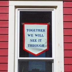 Oxford Pennant: Together We Will See It Through Camp Flag 14 Oxford Pennant: Together We Will See It Through Camp Flag