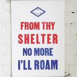 Old Try: From Thy Shelter Print - 13x20