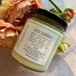 Lovestruck Co Gifts For Her Struck Co: Lazy Sunday Candle