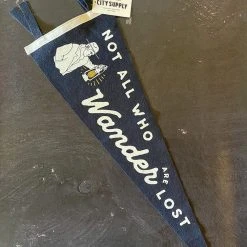 Oxford Pennant: Not All Who Wander Are Lost Pennant