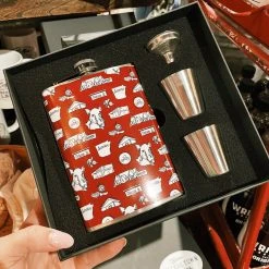 College Town Toiles Arkansas Razorbacks Arkansas Toile Flask Set