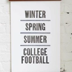 Old Try: Southern Seasons Print - 13x20 Arkansas Razorbacks