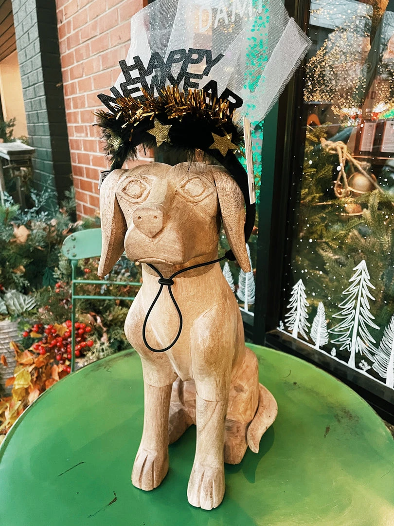 Midlee Designs Pets Happy New Year Dog Headband