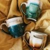 Creative Co-op Stoneware Mug W/ Teabag Holder Mugs