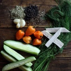 Tequila + Tex Mex The Real Dill: Habanero Horseradish Dill Pickles