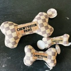 Haute Diggity Dog Checker Chewy Vuiton Bones - Small