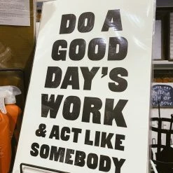 Old Try: Act Like Somebody Print - 13x20