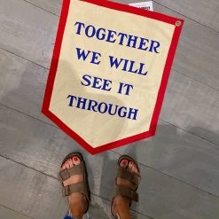 Oxford Pennant: Together We Will See It Through Camp Flag