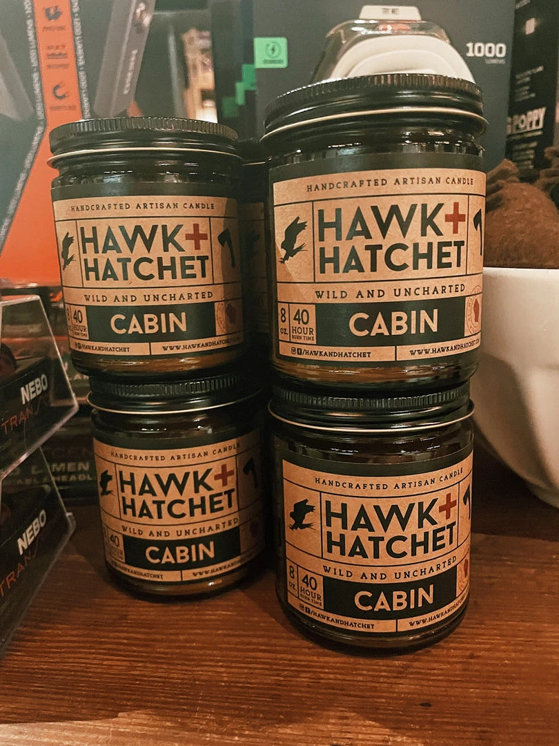 Hawk + Hatchet: Cabin Candle 3 Hawk + Hatchet: Cabin Candle
