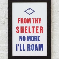 Old Try: From Thy Shelter Print - 13x20