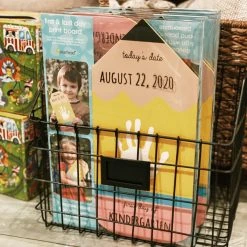 Pearhead Kids + Baby First Or Last Day Of School Reversible Pencil Handprint Sign