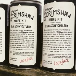 Mollyjogger: Bear & Son Knife + Scrimshaw Kit Lake