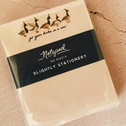 Slightly Stationery Get Your Ducks In A Row Notepad