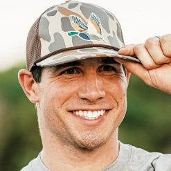 Hats Burlebo: Retro Camo Duck Hat