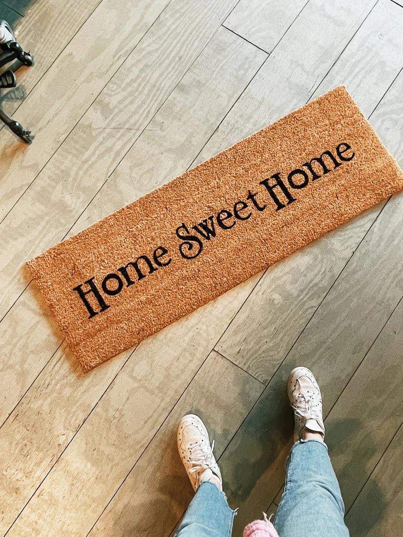 Creative Co-op Home Sweet Home Long Door Mat 3 Creative Co-op Home Sweet Home Long Door Mat