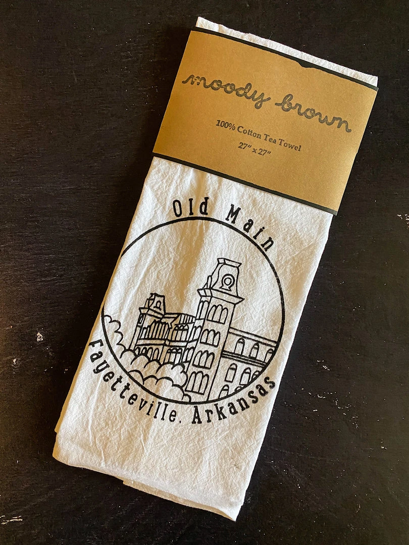 Housewarming Gifts Moody Brown: Old Main Tea Towel 5 Housewarming Gifts Moody Brown: Old Main Tea Towel