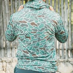 Burlebo: Perfomance Hoodie - Retro Duck Camo