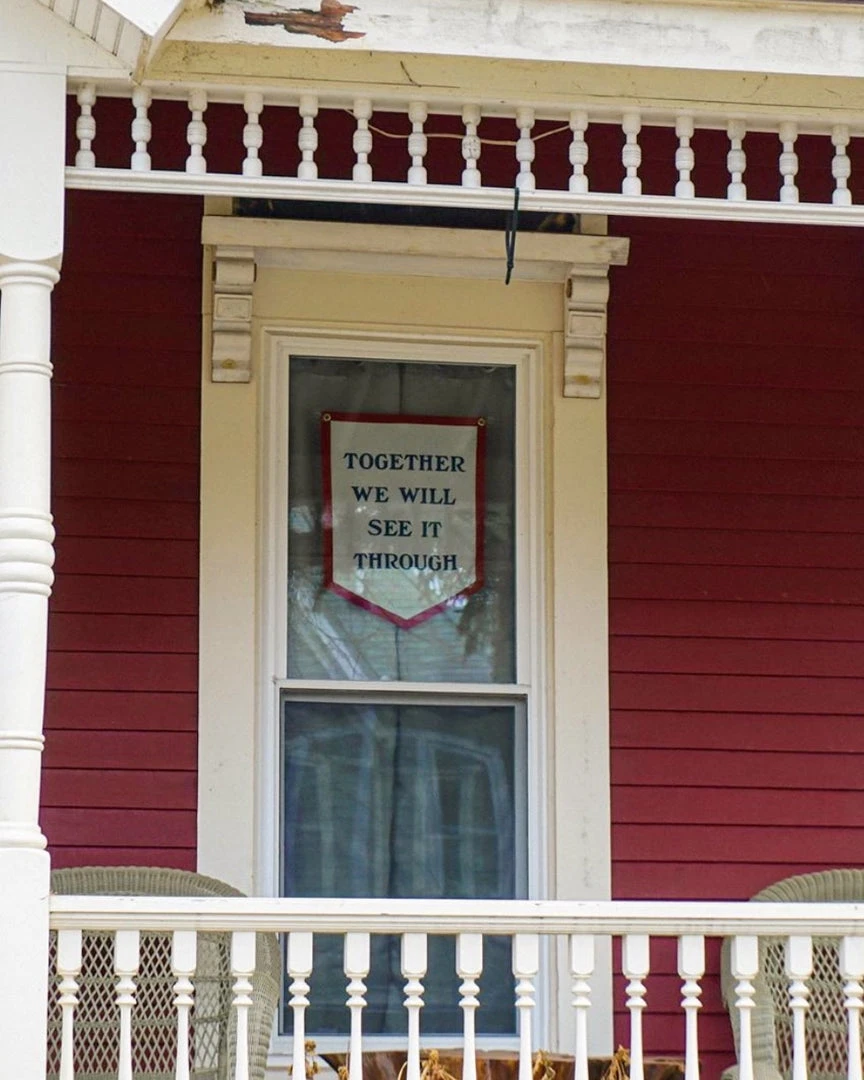 Oxford Pennant: Together We Will See It Through Camp Flag 10 Oxford Pennant: Together We Will See It Through Camp Flag