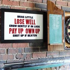 Old Try: Brag Little Print - 13x20