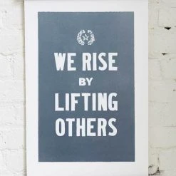 Old Try: We Rise Print - 13x20 The Old Try