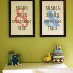 Gifts For Baby Old Try: What Folks Are Made Of - Puppy Dog Tails (13x20)