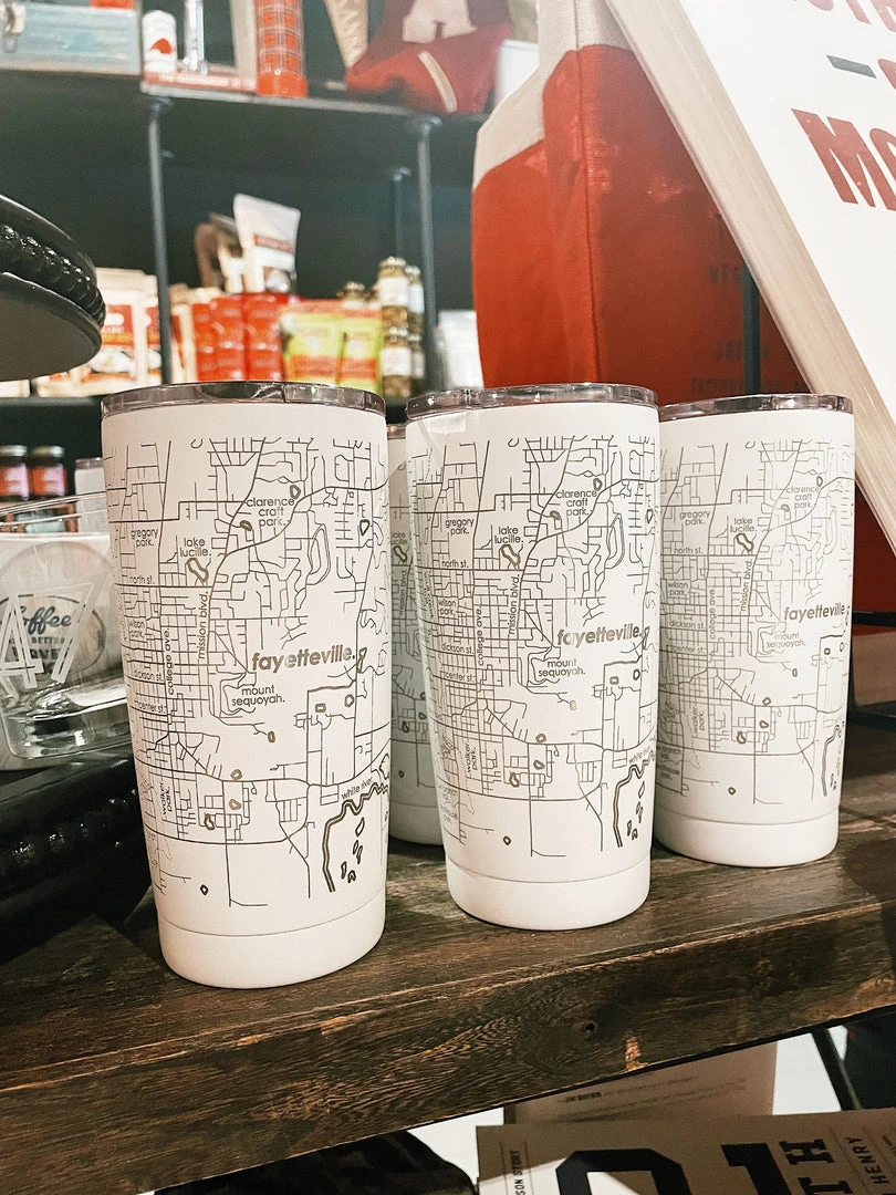 Well Told Fayetteville, AR Map Insulated Tumbler 6 Well Told Fayetteville, AR Map Insulated Tumbler