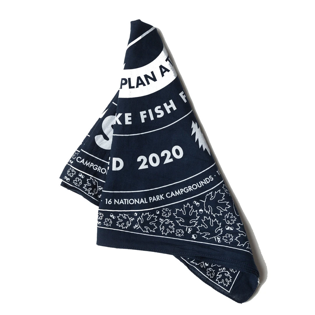 Lake Camp Arkansas: Everyday Bandana - Navy 10 Lake Camp Arkansas: Everyday Bandana - Navy